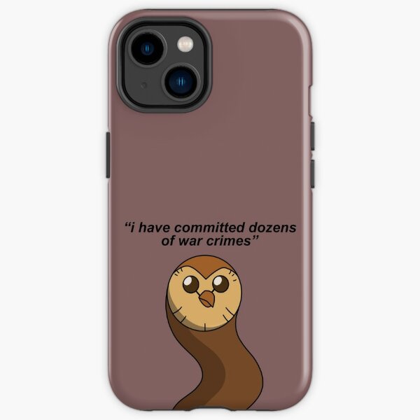 Hooty has committed war crimes iPhone Tough Case RB2709 product Offical the owl house Merch