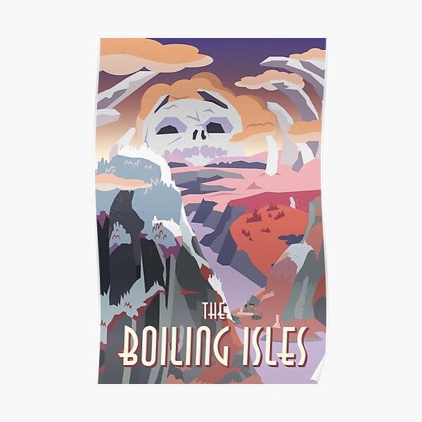 Visit the boiling isles Poster RB2709 product Offical the owl house Merch