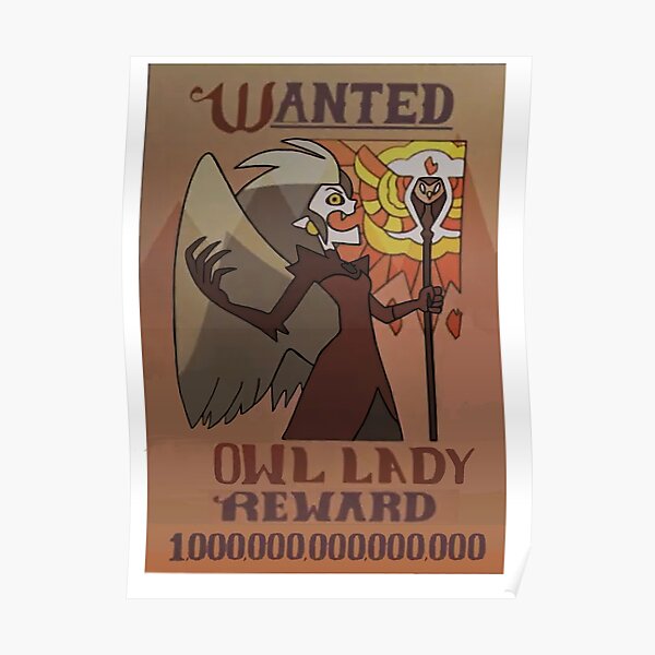 The Owl House Harpy Eda Wanted Poster!  Poster RB2709 product Offical the owl house Merch