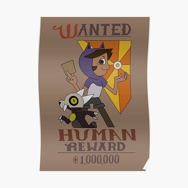 Luz The Human Wanted Poster Poster RB2709 product Offical the owl house Merch