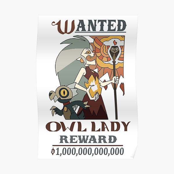 Wanted poster Poster RB2709 product Offical the owl house Merch