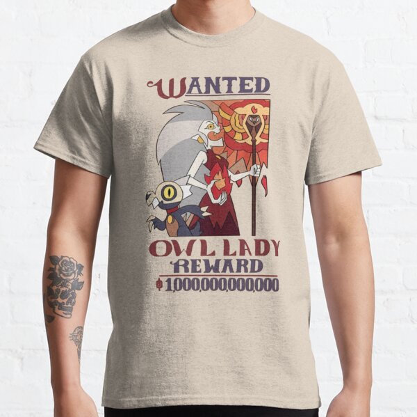 Wanted Owl Lady (The owl house| Perfect Gift Classic T-Shirt RB2709 product Offical the owl house Merch