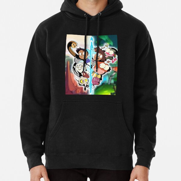 The owl House And Amphibia Mix Pullover Hoodie RB2709 product Offical the owl house Merch