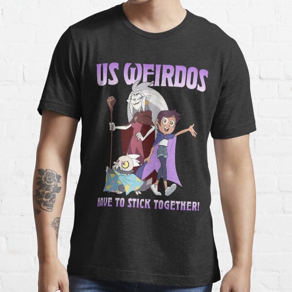 US Weirdos Have To Stick Together Shirt The Owl House Essential T-Shirt RB2709 product Offical the owl house Merch