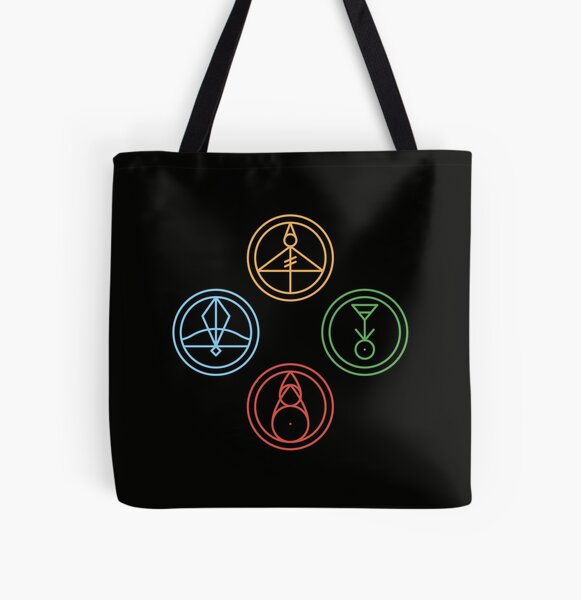 The Owl House Magic Glyphs All Over Print Tote Bag RB2709 product Offical the owl house Merch