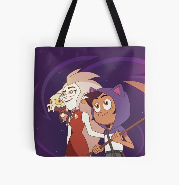 King, Eda and Luz | The Owl House  All Over Print Tote Bag RB2709 product Offical the owl house Merch