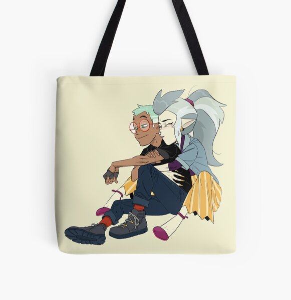 The Owl House: Eda and Raine All Over Print Tote Bag RB2709 product Offical the owl house Merch