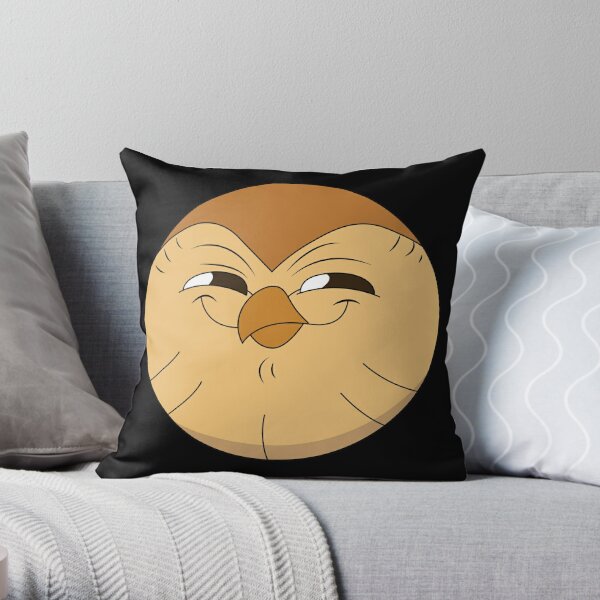 Smiling Hooty The Owl House Throw Pillow RB2709 product Offical the owl house Merch