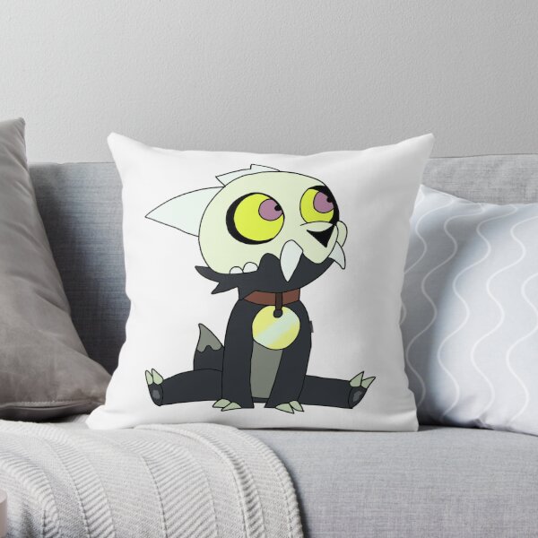Sitting King The Owl House Throw Pillow RB2709 product Offical the owl house Merch