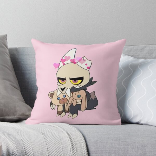 cuddly king with hearts, the owl house Throw Pillow RB2709 product Offical the owl house Merch