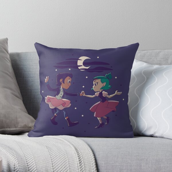 Luz and Amity Dance ❘ Lumity Throw Pillow RB2709 product Offical the owl house Merch