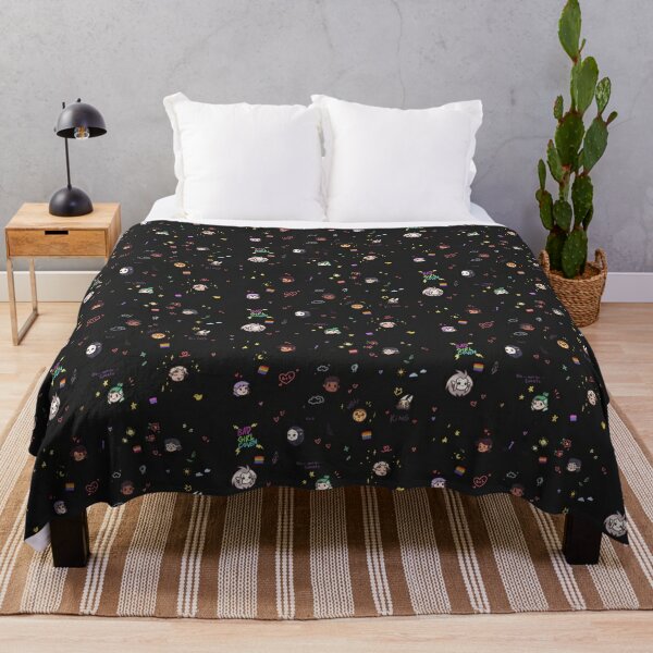 The owl house (Black) Throw Blanket RB2709 product Offical the owl house Merch
