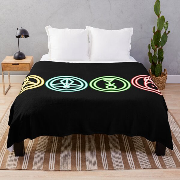 Neon Owl House Throw Blanket RB2709 product Offical the owl house Merch